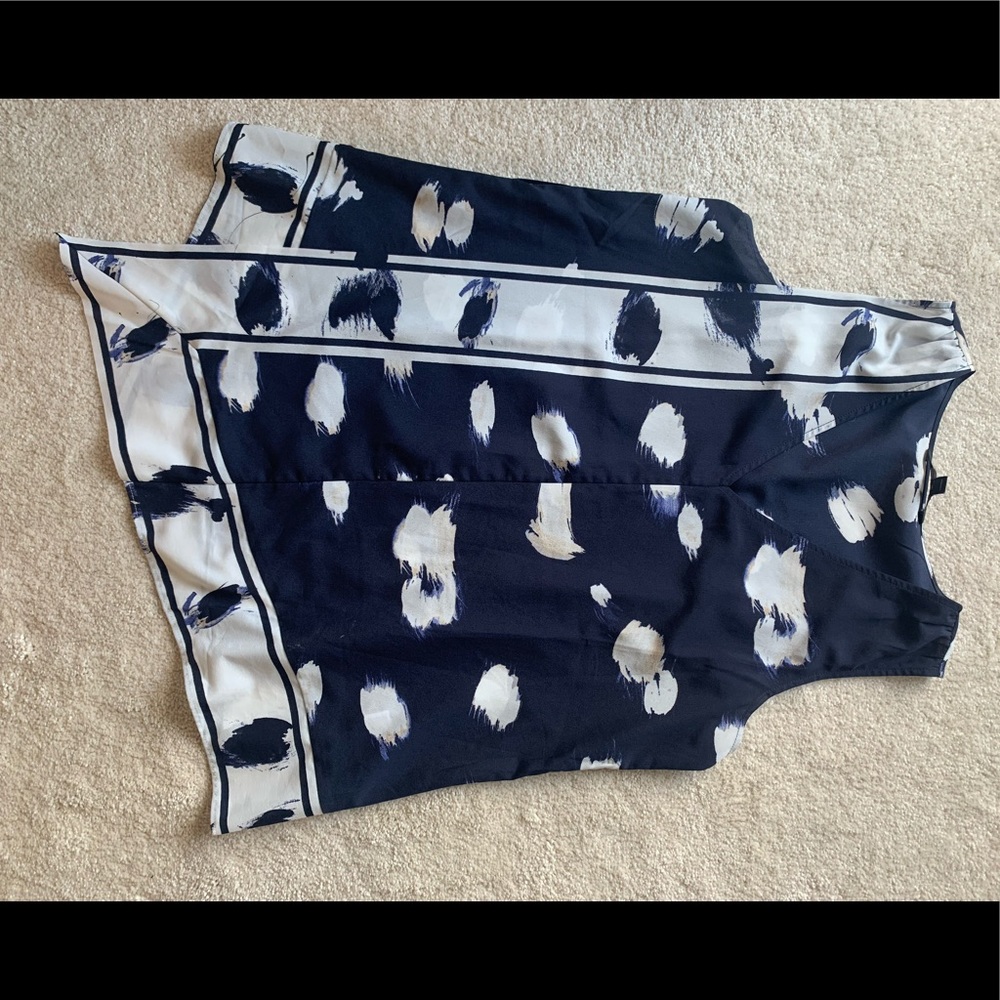 Tank top Navy belted